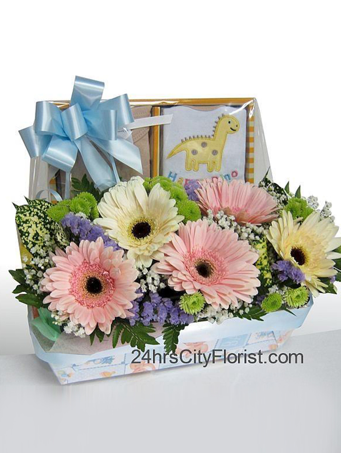 baby flower basket
