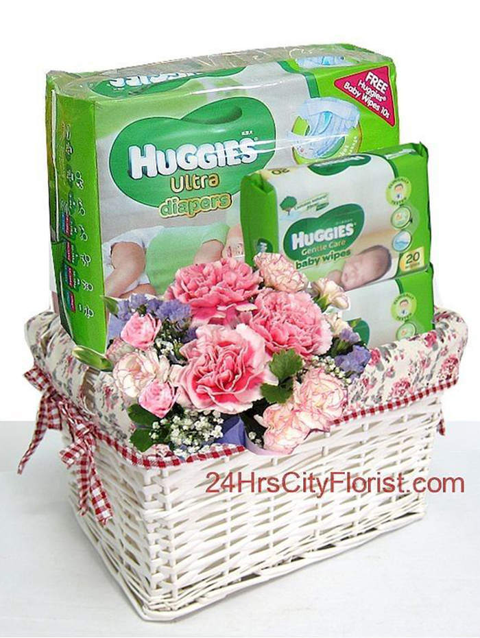 huggies gift basket
