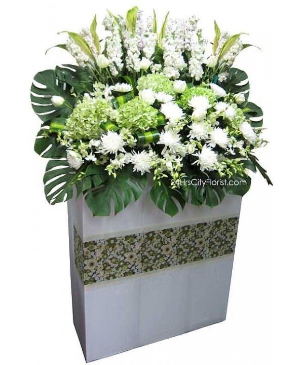 large funeral flower arrangements