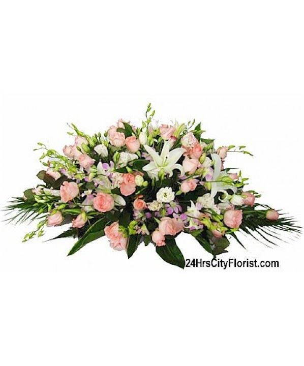 Pink Rose Centrepiec..