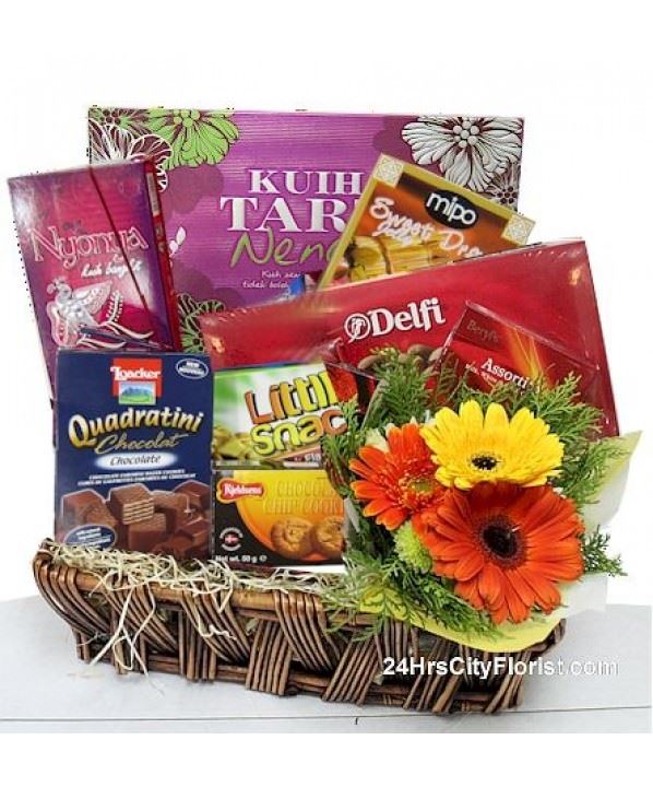 hampers with flowers