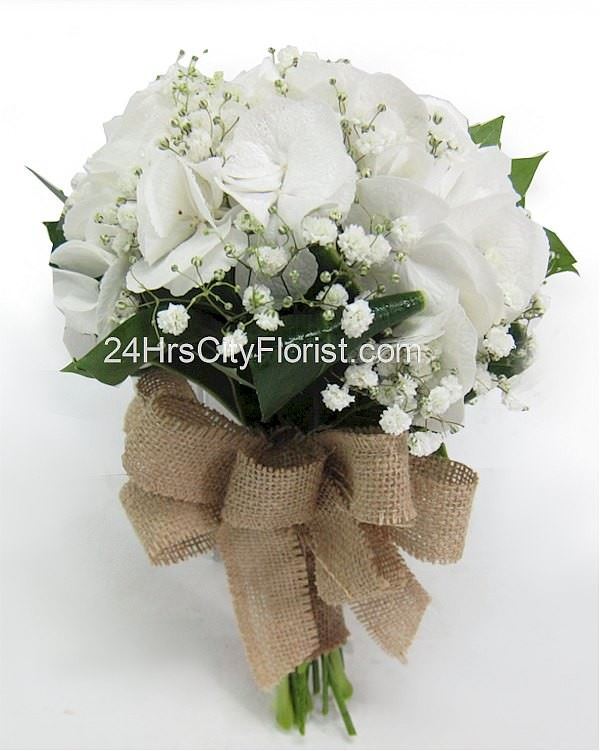 White Hydrangea Bouquet