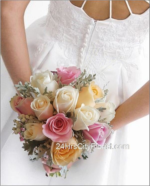 roses bridal bouquet